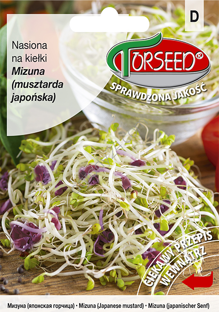 Nasiona na kiełki - Mizuna 5g - Torseed