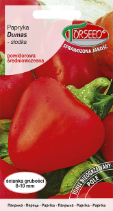 Nasiona -	Papryka Dumas - Słodka Pomidorowa 0,5g - Torseed